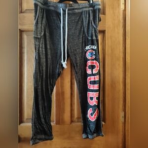 Chicago Cubs women's large Capri pajama pants